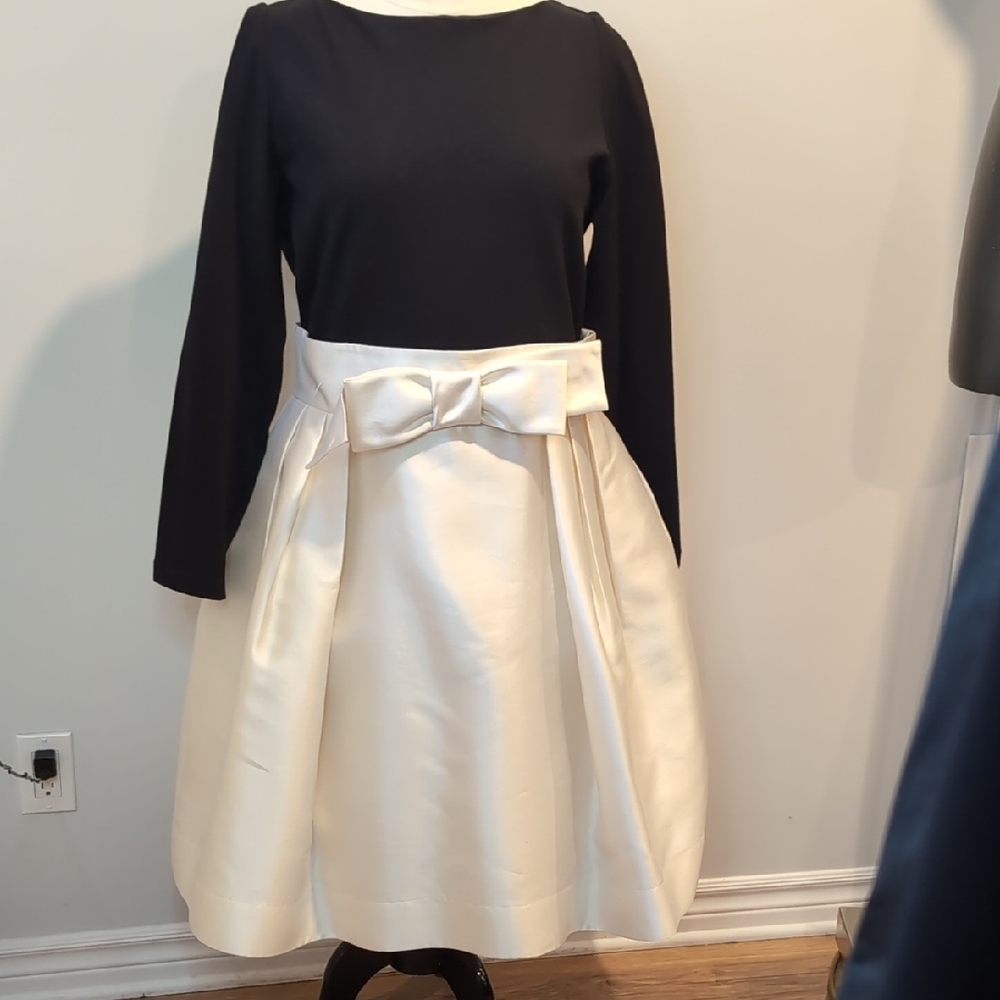 Vintage Wayne Clarke High Waisted Bow Dress Size 18